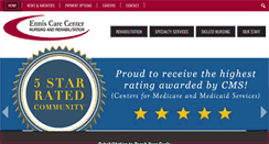 Desktop Screenshot of enniscarecenter.com